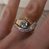 LYNNT - Vintage Irregular Gold & Silver