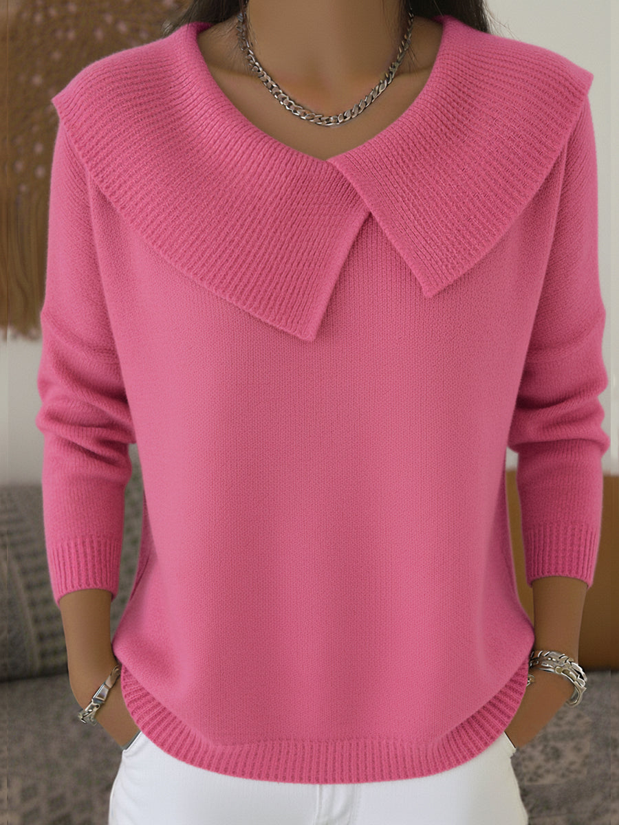 Lucia™ Cozy Soft Collar Sweater