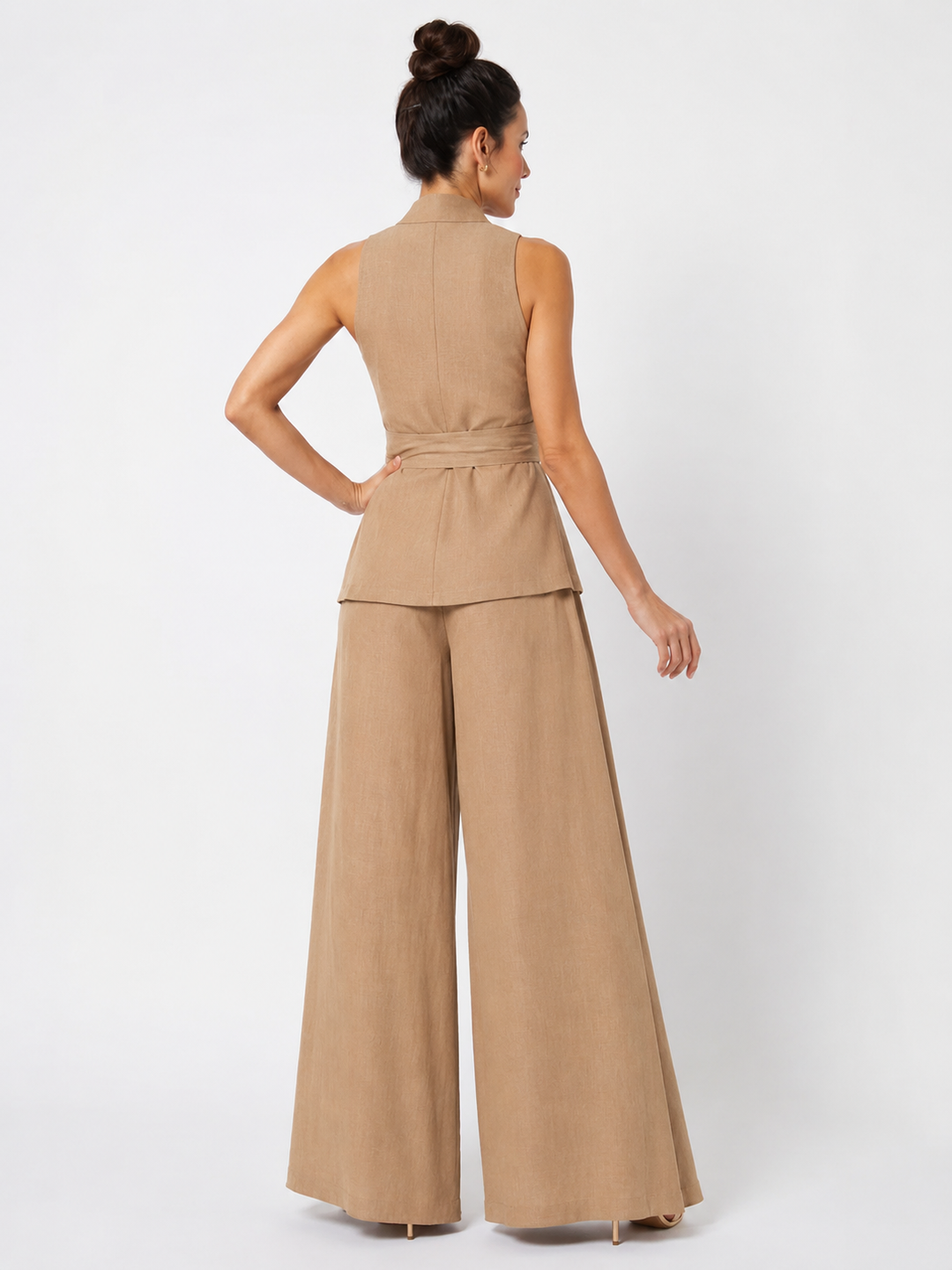 Amelia | Wrap Top & Wide-Leg Pants Set