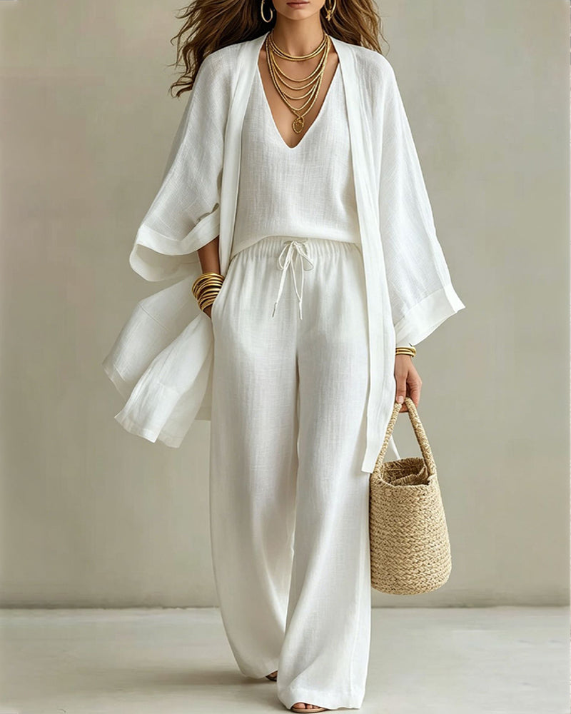 ISOLA | Linen Three-Piece Set