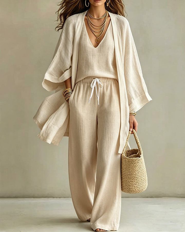 ISOLA | Linen Three-Piece Set