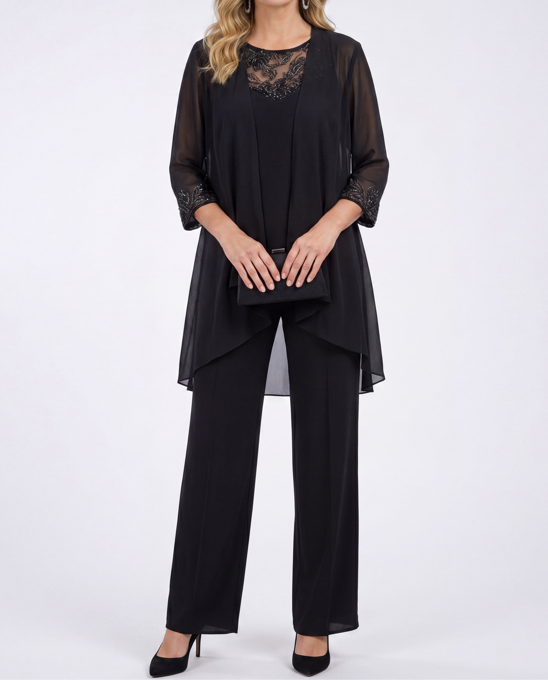 MARGUERITE | Flowing Jacket & Wide-Leg Pant Set