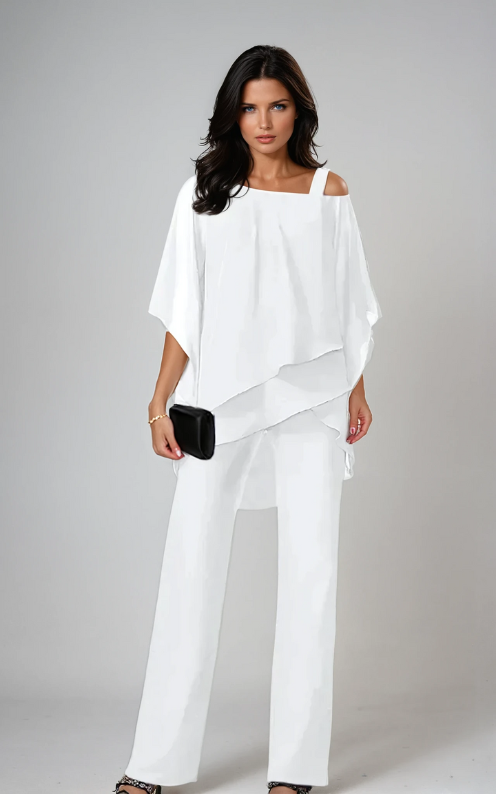 Mariella | Layered Off-Shoulder Two-Piece Set
