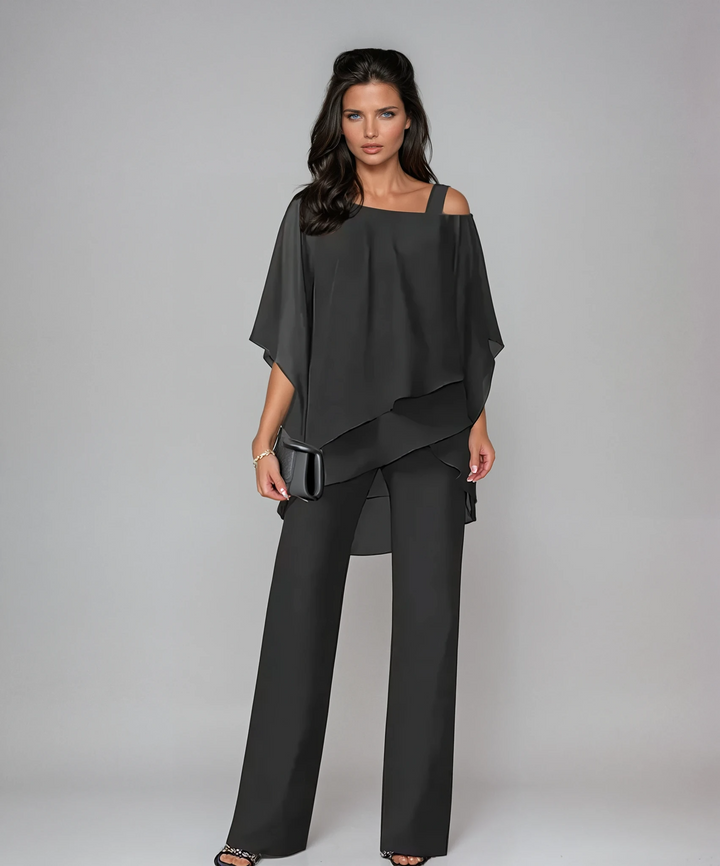 Mariella | Layered Off-Shoulder Two-Piece Set
