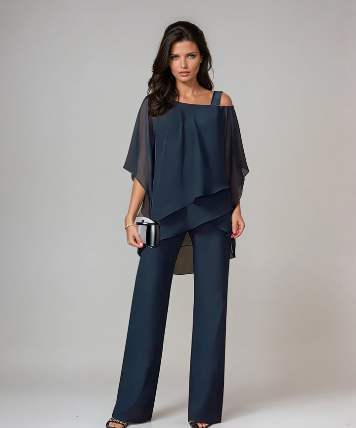 Mariella | Layered Off-Shoulder Two-Piece Set