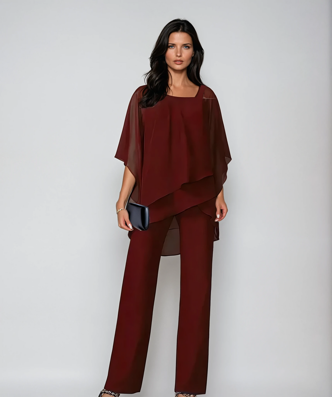 Mariella | Layered Off-Shoulder Two-Piece Set